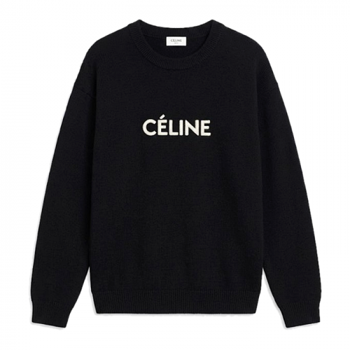 CELINE 산세리프 로고드 스웨터