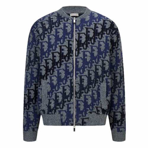 DIOR 홀마크 쟈카드 울니티드 자켓