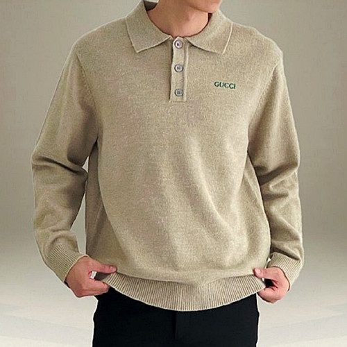 GUCCI 쓰리버튼 카라 니트