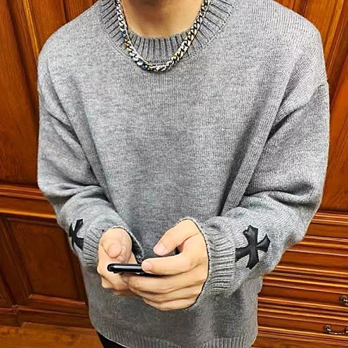 Chrome hearts 크로스 패치 인서트 니트