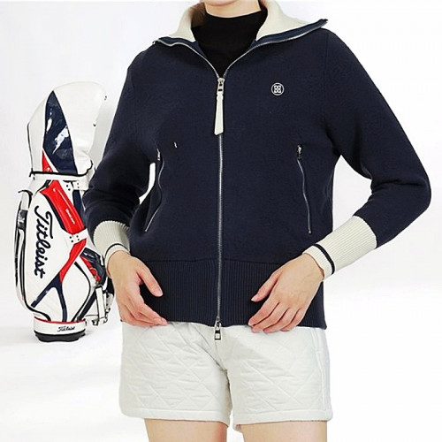 G/FORE G인타 니트카라 집업