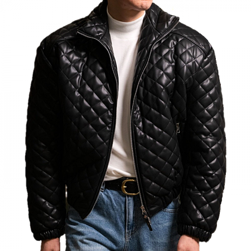 MOOSE KNUCKLES 다이아 퀄팅 금장 패딩자켓