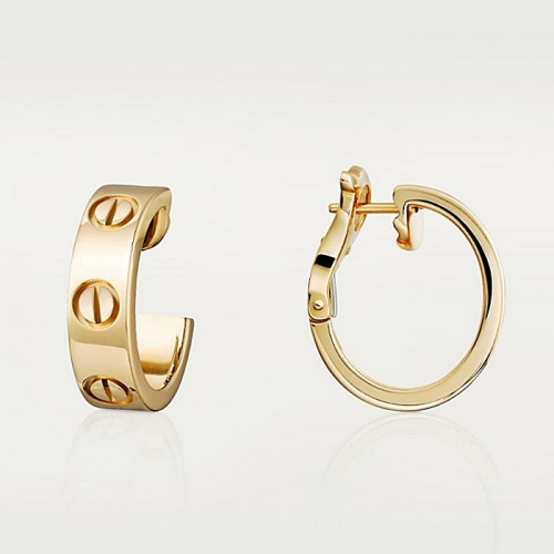 까르띠에 Cartier LOVE 후프 이어링