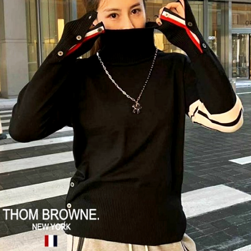 THOM BROWNE 기본 폴로니트 621