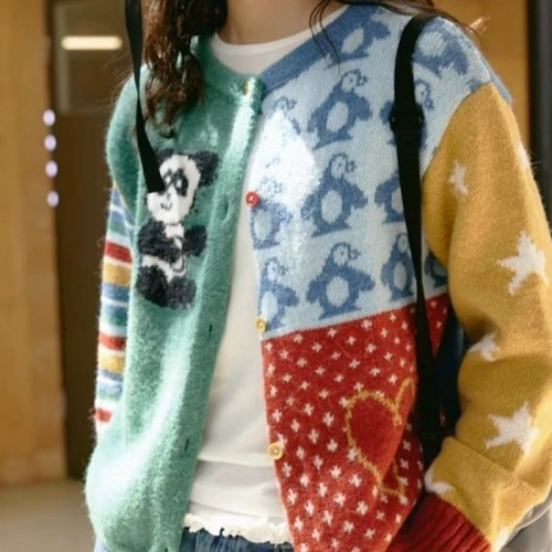GUCCI 펭귄 앤 펜더 니트  가디건 1048
