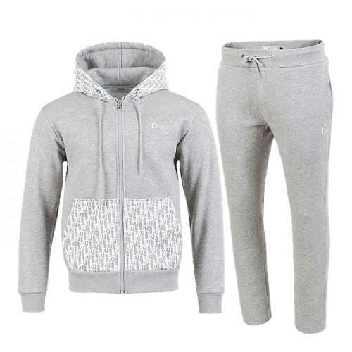 DIOR 오블리크 배색 후드 집업 셋업 SET