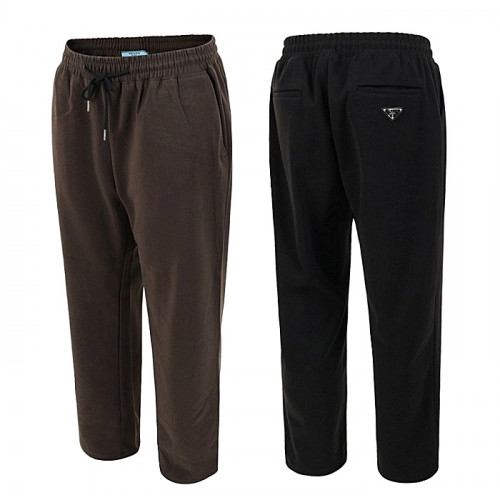 PRADA 클래식 테이퍼드 밴딩 슬랙스