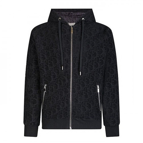 DIOR 오블리크 쟈카드 릴렉스드 후디집업