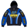 SUPREME 폭스레이싱 모토 후디 집업