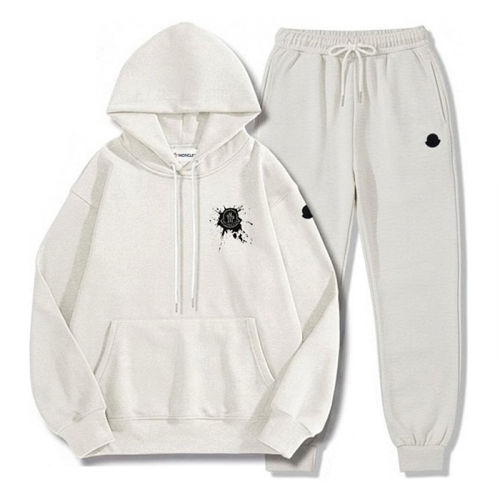 Moncler 퍼인팅로고 후드 기모SET