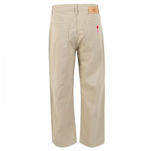 아미 AMI 베이지 와이드 데님 팬츠