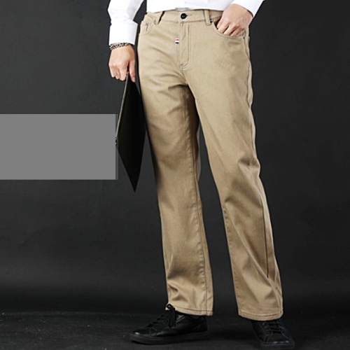 THOM BROWNE 퍼 본딩 테이퍼드 코튼팬츠