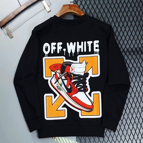 OFF-WHITE x NIKE 조던 JORDAN 콜라보 하이탑 맨투맨
