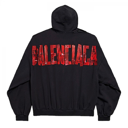 BALENCIAGA 시큐리티 테이프 후디집업