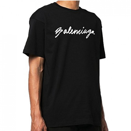 발렌시*가 BALENCIAGA 레터링로고 반팔