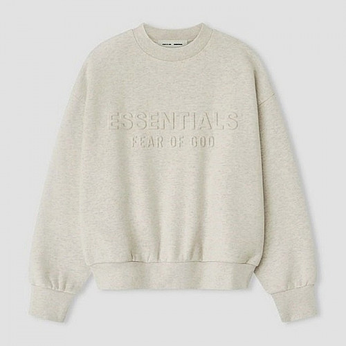 FEAR OF GOD ESSENTIALS 엠보시드 로고 스웻셔츠