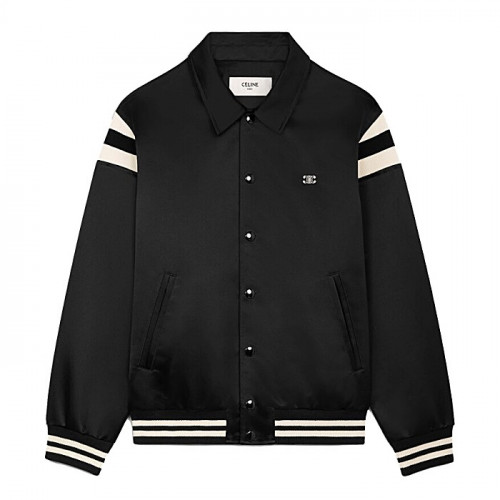 CELINE 사틴 트리옹프 클래식 테디자켓