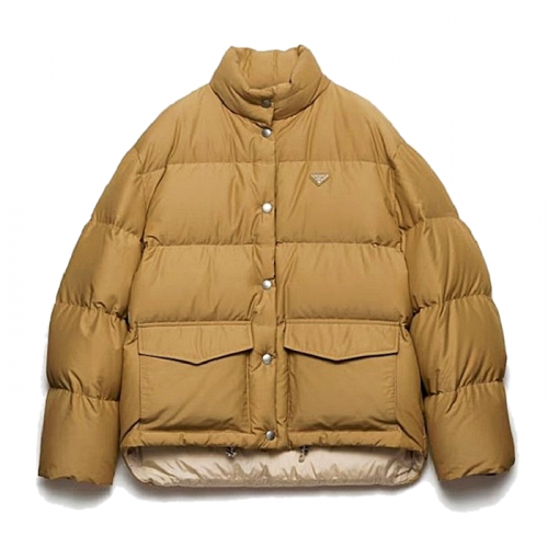 PRADA 테크니컬 페브릭 코르크 다운자켓