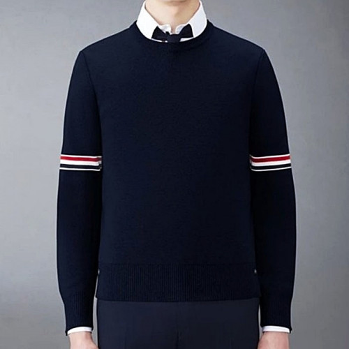 THOM BROWNE 밀라노 암밴드 라운드 니트