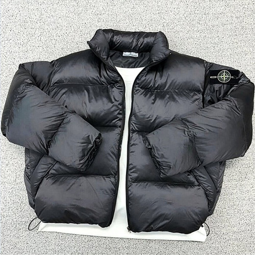 STONE ISLAND 글로시 다운 패딩점퍼