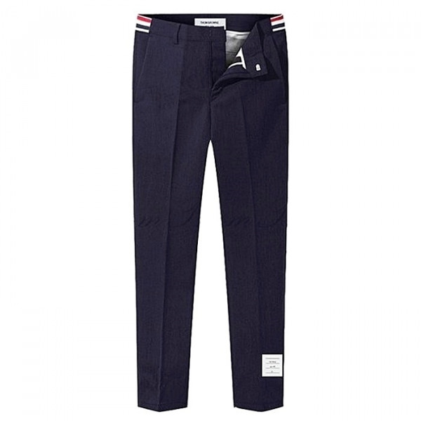THOM BROWNE 테이퍼드핏 시크릿밴딩 슬랙스