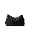 PRADA 에메 미디엄 레더 숄더백 - 블랙