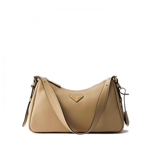 PRADA 에메 미디엄 레더 숄더백 - 샌더