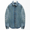 LOEWE  아나그램 디스트 데님셔츠