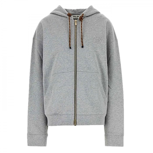 MIUMIU 아이코닉 스트링 후디집업