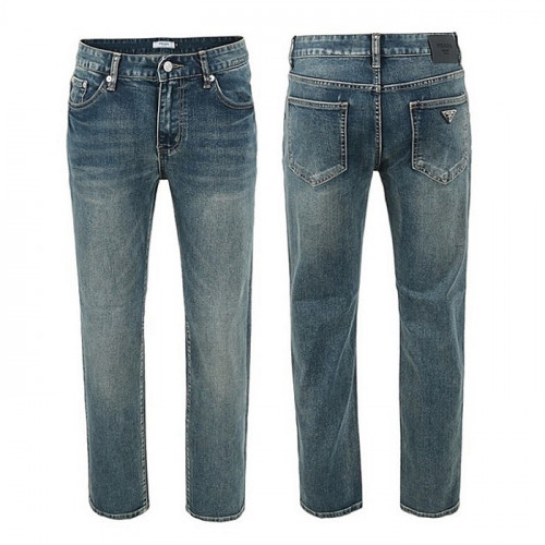 PRADA 더티틴 데님 슬림핏 팬츠