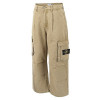 STONE ISLAND 워시드 코튼 카고와이드 팬츠