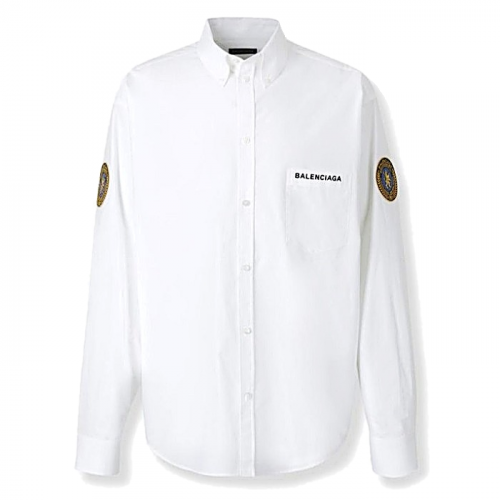 BALENCIAGA 유니폼 패치드 셔츠