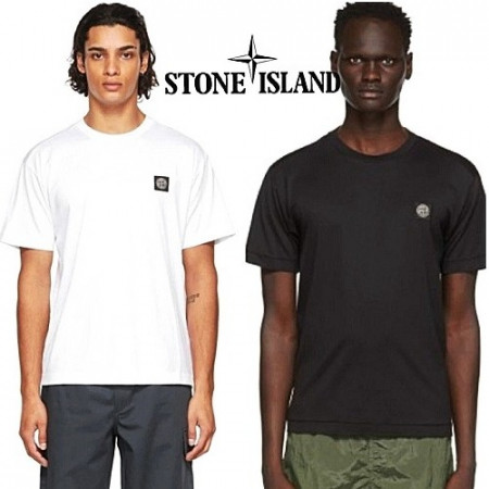 스톤아일*드 패치 반팔 티셔츠