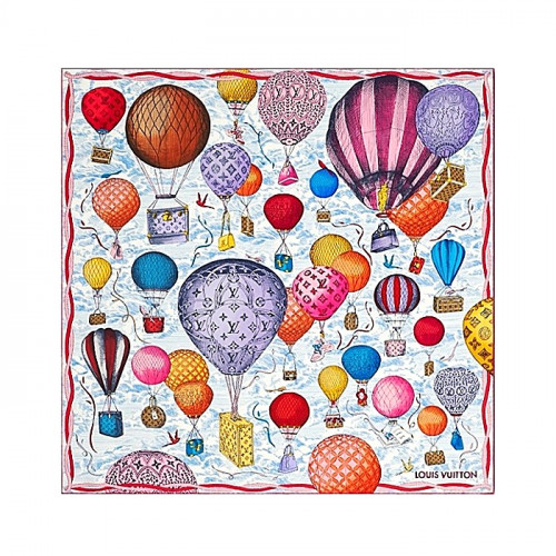 LOUIS VUITTON 업 앤드 어웨이 스퀘어 90 - 멀티블루