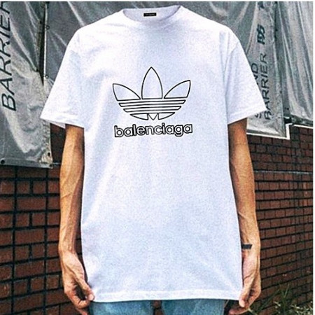 발렌시*가 아디다스 불꽃 티셔츠