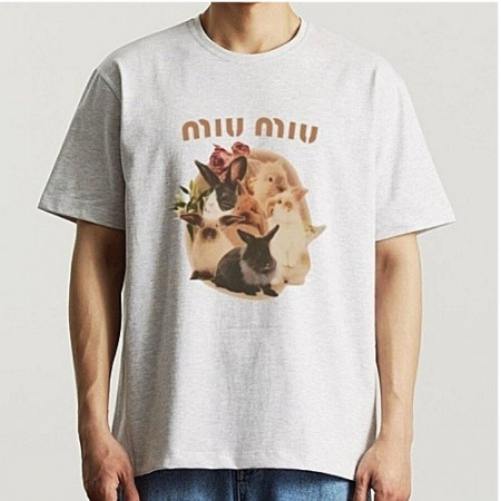 MIUMIU 레빗번들 티셔츠
