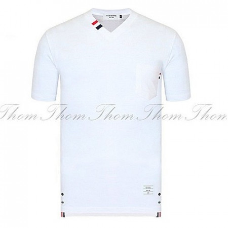 톰브*운 포켓 브이넥 반팔