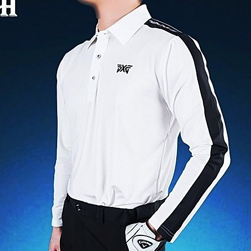 P*G 원 숄더라인 카라티셔츠