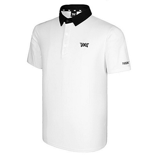 P*G 어깨배색 반팔 카라티