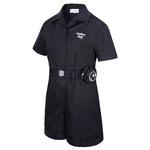 말* 벨트백 숏 점프슈트