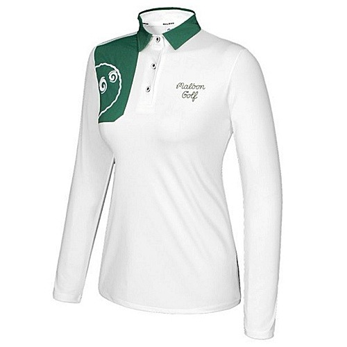 말* 숄더 버킷 긴팔 카라티