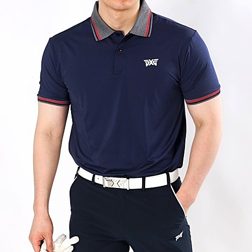 P*G 시보리두줄 쿨스판 반팔