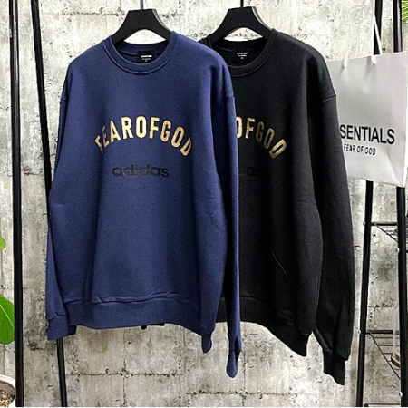 FEAR OF GOD 아디피어 맨투맨