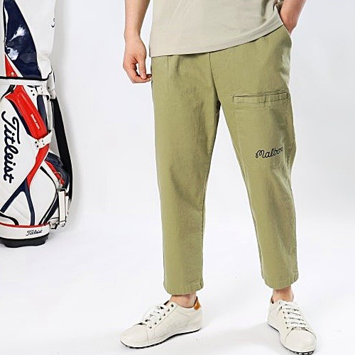 MALBON 네츄럴핏 앞포켓 밴딩팬츠