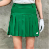 P*G 포켓 플리츠 스커트 - 그린