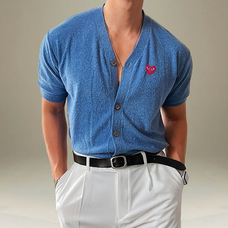 COMME des GARÇONS 쿨 워셔블 가디건