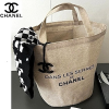 CHANEL 타포린 토트백