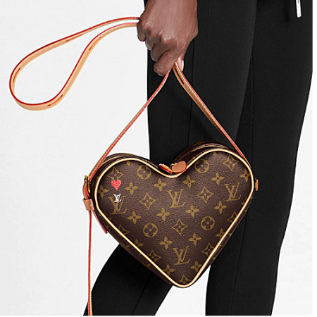 루이비통 2021 게임 온 쾨르 하트 크로스백