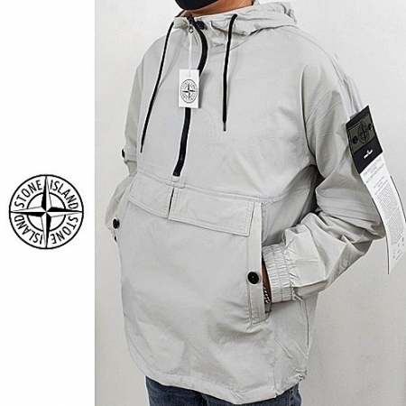 스톤아일*드 가먼트 아이스 절개 아노락