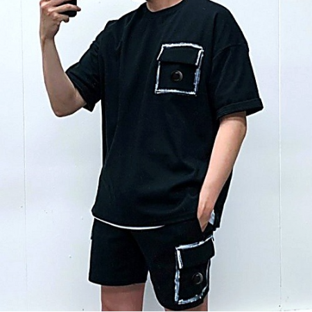 CP 컴퍼니 렌즈와펜 트레이닝 반팔 SET